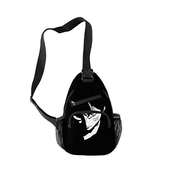 WANHONGYUE One Piece Anime Sac de Poitrine Sacs à Bandoulière Sac de Randonnée Sac Loisir / 17