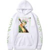 Sybnwnwm Sweat à capuche unisexe One Piece imprimé Zoro - Sweat à capuche à manches longues - Unisexe, beige, XS