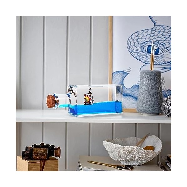 Bouteille De Dérive De Bateau De Croisière, on-e Piece Model Ship, Modèle Bateau Pirate Insubmersible, Modèle Fluide De Batea