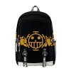 AMOMA Unisexe Anime One Piece Daypacks Cosplay Luffy Zoro 3D Imprimé Léger Casual Polyvalent Toile Sac À Dos One Size,ZoroGre