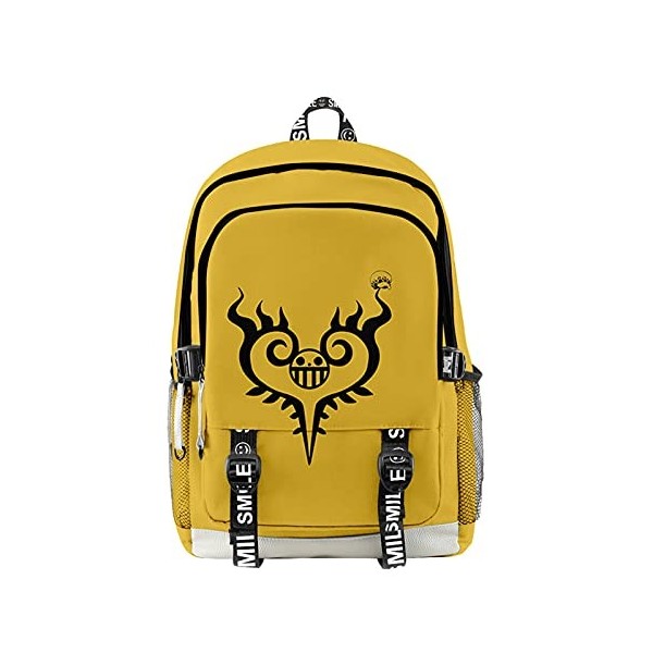 AMOMA Unisexe Anime One Piece Daypacks Cosplay Luffy Zoro 3D Imprimé Léger Casual Polyvalent Toile Sac À Dos One Size,ZoroGre