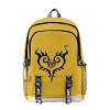 AMOMA Unisexe Anime One Piece Daypacks Cosplay Luffy Zoro 3D Imprimé Léger Casual Polyvalent Toile Sac À Dos One Size,ZoroGre