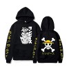 Sybnwnwm Anime One Piece Unisexe Hip Hop Sweat À Capuche Pull Tops Sweat Pull Homme Femme