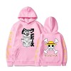 Sybnwnwm Anime One Piece Unisexe Hip Hop Sweat À Capuche Pull Tops Sweat Pull Homme Femme