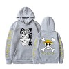 Sybnwnwm Anime One Piece Unisexe Hip Hop Sweat À Capuche Pull Tops Sweat Pull Homme Femme