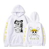 Sybnwnwm Anime One Piece Unisexe Hip Hop Sweat À Capuche Pull Tops Sweat Pull Homme Femme