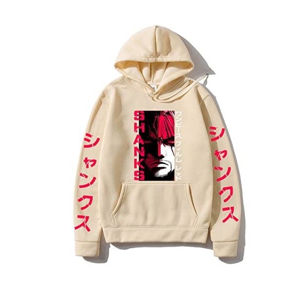 Sybnwnwm Sweat à capuche unisexe avec imprimé manga, Noir , XXS