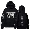 Sybnwnwm Sweat à capuche One Piece Luffy Ace imprimé 3D, Noir , M
