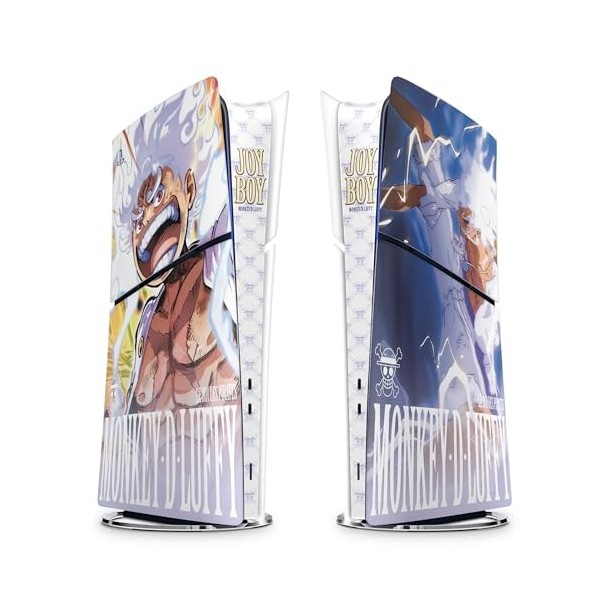 FFRAME - Sticker PS5 Gear 5, Autocollant Playstation 5 Manga, Console et Manette, Edition Slim Digitale, Skin Gaming play5 Vi