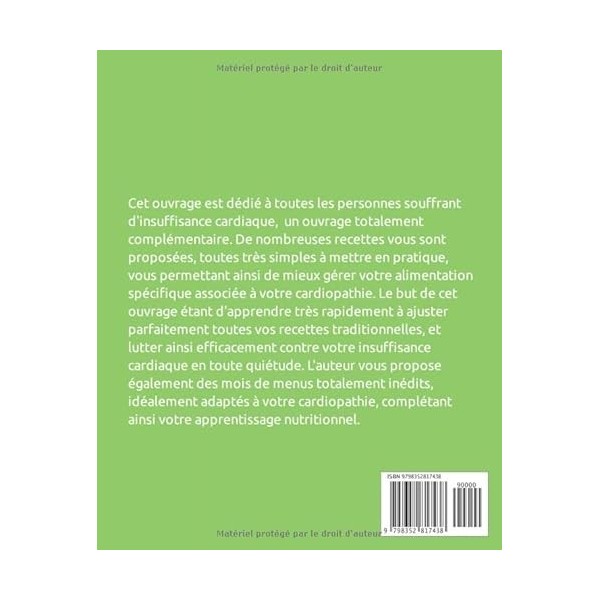 Livre de 75 Recettes Pour la Santé Cardiaque: Mieux Manger Pour Vivre Plus Longtemps