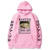 Sybnwnwm Sweat à capuche One Piece imprimé Roronoa Zoro avec cordon de serrage pour homme, Noir , XL