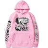 Sybnwnwm Sweat à capuche unisexe One Piece Gear 5.Luffy cheveux blancs Nika Sweat à capuche avec cordon de serrage, Noir , M