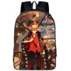 LGQHCE One Piece Enfants Sac à Dos, Luffy Sac à Dos, One Piece Sac À Dos Étudiant, 3D Cartoon Sac à Dos, Garçons et FillesCar