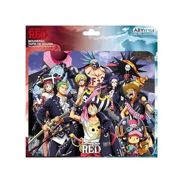 ABYSTYLE - One Piece: Red Tapis de Souris Souple Prêts au Combat