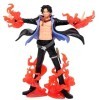 IOSCDH One Piece Figure, Anime One Piece Figurine Ace Figure, Figurines Anime Figurine PVC 18cm Figurine À Collectionner, Mod