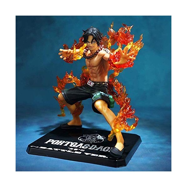 ENFILY One Piece Ace Anime Action Figure Collector Modèle Statue Jouet en PVC Figurines Ornements de Bureau