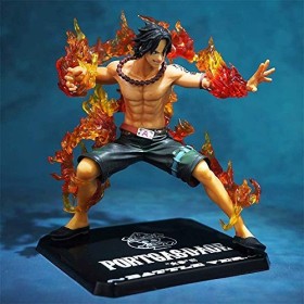 ENFILY One Piece Ace Anime Action Figure Collector Modèle Statue Jouet en PVC Figurines Ornements de Bureau