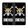 Cokitec Housse Cuir Portefeuille pour Samsung Galaxy A13 4G Manga One Piece Tete de Mort