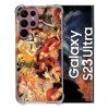 Cokitec Coque Renfocée en Verre Trempé pour Samsung Galaxy S23 Ultra Manga One Piece Nakama