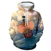 Sybnwnwm Unisexe One Piece Sweat à Capuche Luffy Zoro Hoodies Sweats à Manches Longues Pull
