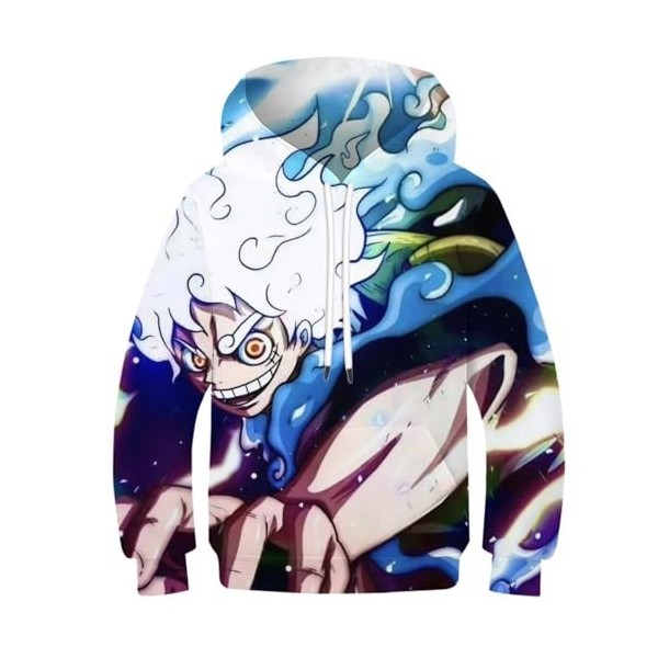 ZEJAL One Piece 3D Sweat À Capuche Imprimé Garçons Filles Vêtements De Sport Mode Enfants Sweat À Capuche Enfants Pulls À Cap