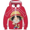 ZEJAL One Piece 3D Sweat À Capuche Imprimé Garçons Filles Vêtements De Sport Mode Enfants Sweat À Capuche Enfants Pulls À Cap