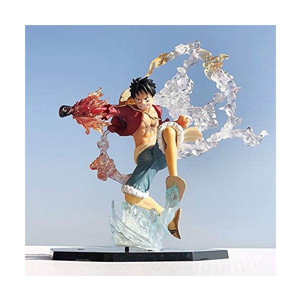 ENFILY One Piece Figurines, Luffy Figurine 18 cm/7 pouces AFFE·D·Luffy PVC Action Figure Statues Collection Modèle Jouet pour