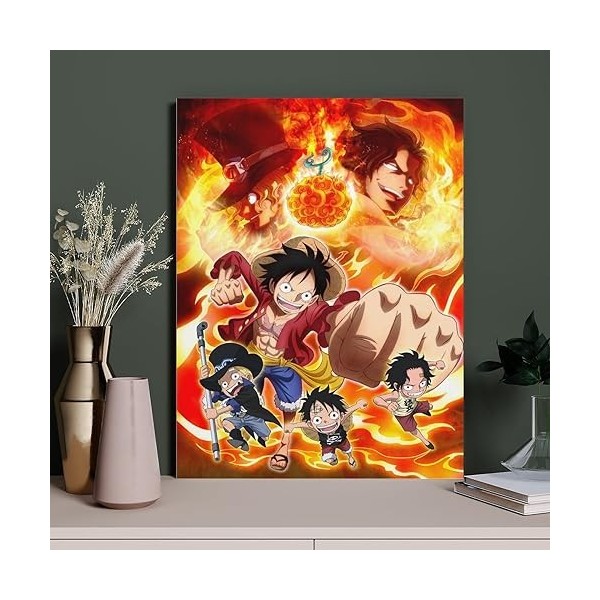Puzzle 1000 Pièces pour Adultes,One Piece Luffy,Enfant Puzzle Jeu Éducatif pour Les Défis des Vacances pour Adolescents(38x26