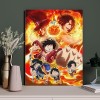 Puzzle 1000 Pièces pour Adultes，One Piece Luffy，Enfant Puzzle Jeu Éducatif pour Les Défis des Vacances pour Adolescents（38x26