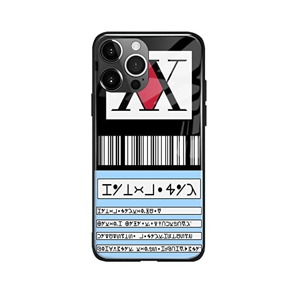 Anime Hunter x License HxH Coque anti-chute pour iPhone 13 Motif manga Mat