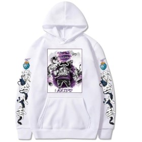 Sybnwnwm Hommes One Piece Sweats À Capuche KAIDO Hoodie À Manches Longues Sweatshirts Pull