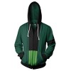 UU-Style Costume One Piece Roronoa Zoro Cosplay Jolly Rogers Sweat à capuche unisexe, Vert, XL