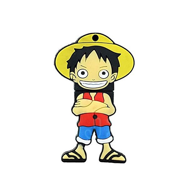 Clé USB Pen Drive Flash USB 2.0 One Piece Rôle Série U Disque créatif clé chaîne Portable Haute Vitesse Transmission de donné