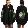 One Piece Zip Up Hoodie Zoro Luffy Cosplay Pull Anime Hoodies Sweat À Capuche Pull À Capuche Jumper,002E-S1