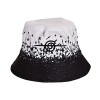 Elbenwald Naruto Bucket Hat avec Motif Symbole Contre Konoha pour Hommes Femmes Unisexe Blanc