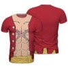 ABYSTYLE - One Piece - Replica T-Shirt - Luffy New World - Rouge - Homme L 