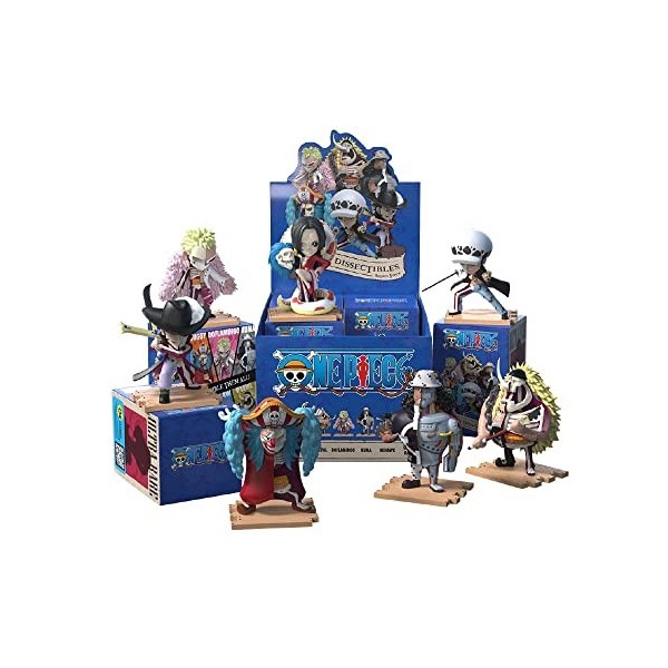 Mighty Jaxx Freenys Hidden Dissectibles One Piece Warlords Edition | Funboxx Blind Box Toy Pack Figurines de Collection