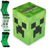 Minecraft Chaussettes Enfant, Lot de Chaussettes Fantaisie, Idée Cadeau Gamer, Chaussettes Garcon 31-36 et 37-40 Multicolore