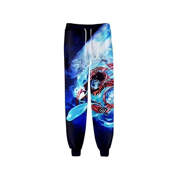 WANHONGYUE Anime One Piece Monkey D Luffy 3D Imprimé Pantalons de Sport Jogging Cosplay Costume Bas de Survêtement Track Swea