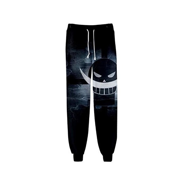 WANHONGYUE Anime One Piece Monkey D Luffy 3D Imprimé Pantalons de Sport Jogging Cosplay Costume Bas de Survêtement Track Swea