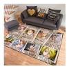 One Piece Luffy Tapis Antidérapant Moderne Minimaliste Chambre Tapis denfants,Peut Être Lavé Ménage Décoration Sauvage Tapis