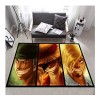 One Piece Luffy Tapis Antidérapant Moderne Minimaliste Chambre Tapis denfants,Peut Être Lavé Ménage Décoration Sauvage Tapis