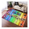 Tapis Antidérapant Moderne Minimaliste Chambre Tapis denfants, Anime One Piece Luffy Salon Tapis avec Support Anti-dérapant 