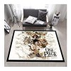 Tapis Antidérapant Moderne Minimaliste Chambre Tapis denfants, Anime One Piece Luffy Salon Tapis avec Support Anti-dérapant 