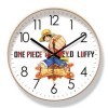 One Piece Luffys Horloge murale silencieuse sans tic-tac Mouvement à quartz Design moderne Grande horloge ronde