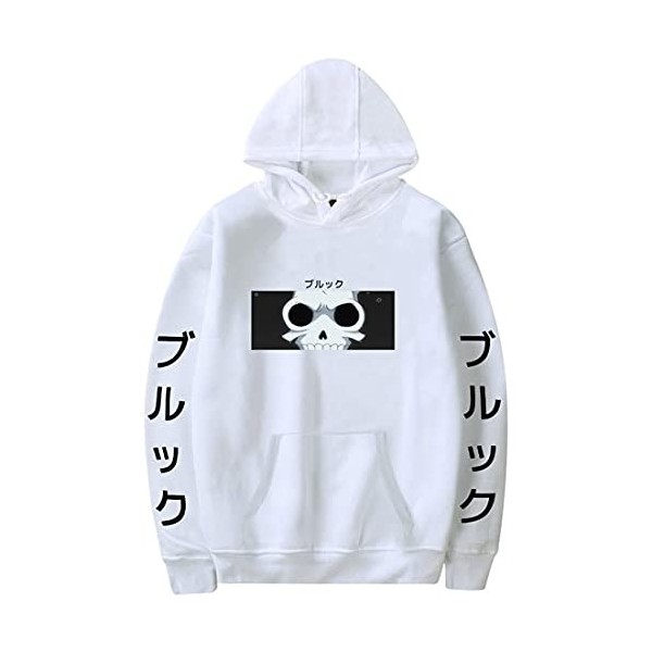 OLIPHEE Hoodie Sweat Capuche Homme 2D Imprimé Sweater avec Poche 1Noir74,S 