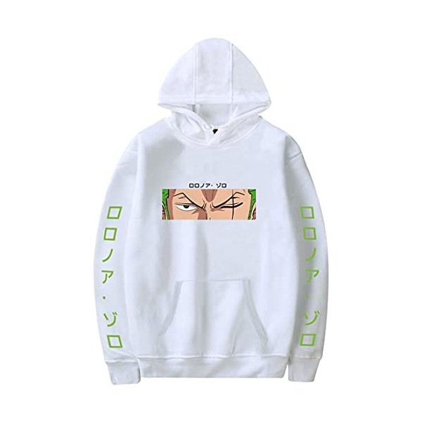 OLIPHEE Hoodie Sweat Capuche Homme 2D Imprimé Sweater avec Poche 1Noir74,S 