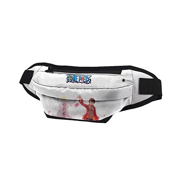 NCTCITY Sac Banane Homme Femme Sac de Poitrine Multifonctionnel Sacoche Bandoulière Sac à Dos Anime One Piece Impression 3D S