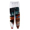 WANHONGYUE Anime One Piece Luffy 3D Imprimé Pantalons de Sport Jogging Cosplay Costume Bas de Survêtement Track Sweatpants Tr