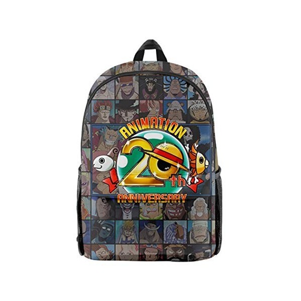 WANHONGYUE One Piece Anime Backpack Sac à Dos Sacs portés Dos Sac décole pour Garçon et Fille / 31